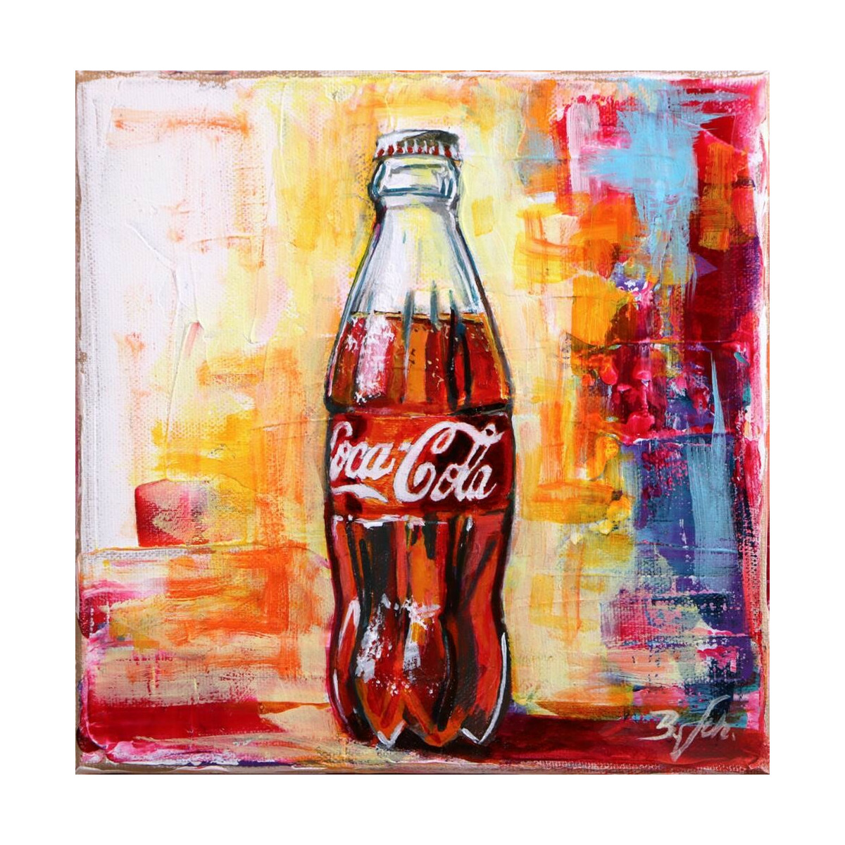 - Coke Fantasies - Leinwand/Keilrahmen - 20x20 cm