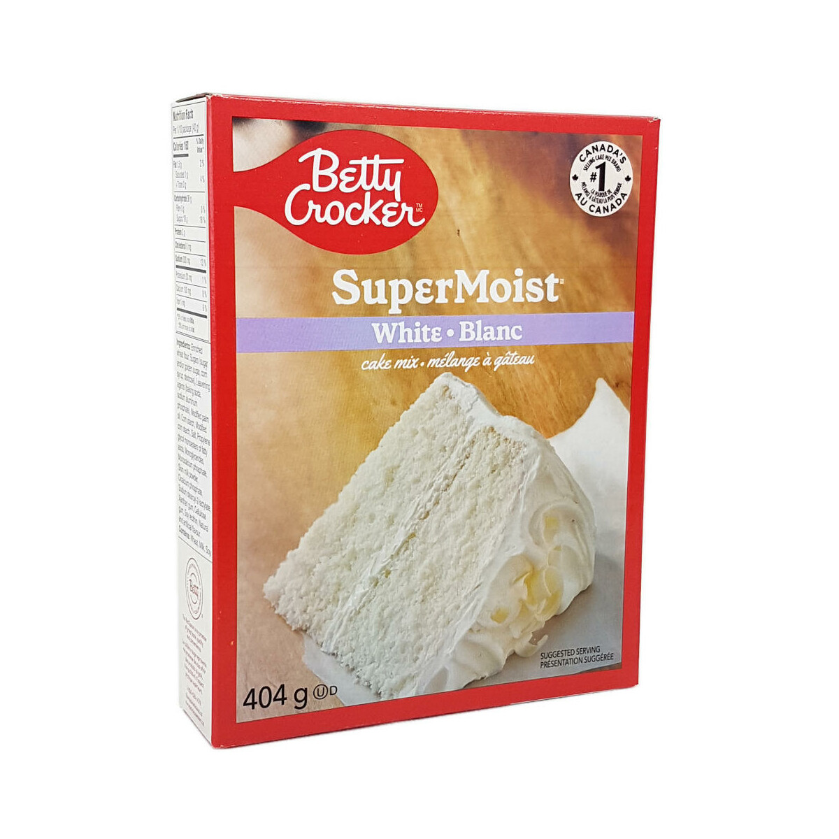 Betty Crocker White Cake Backmischung aus den USA