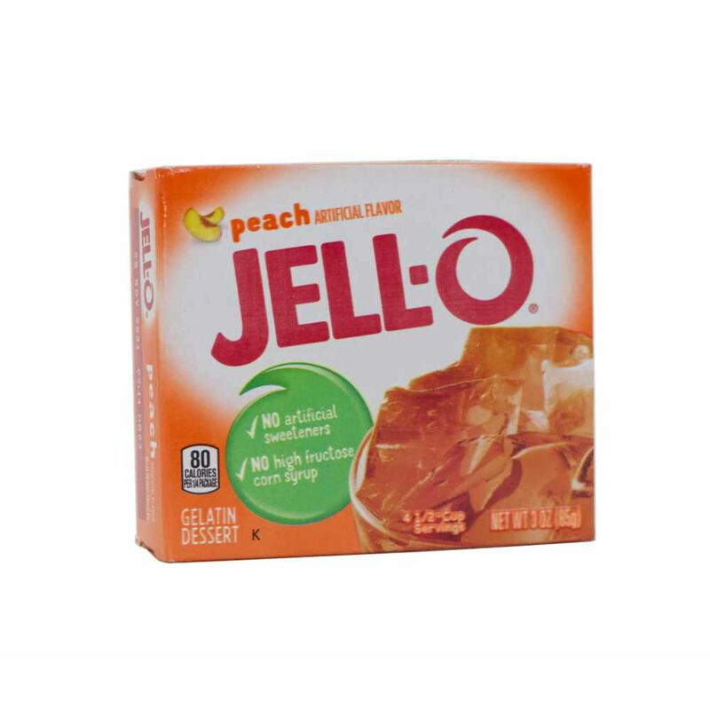 Jell-O Gelatin Dessert "Peach", USA