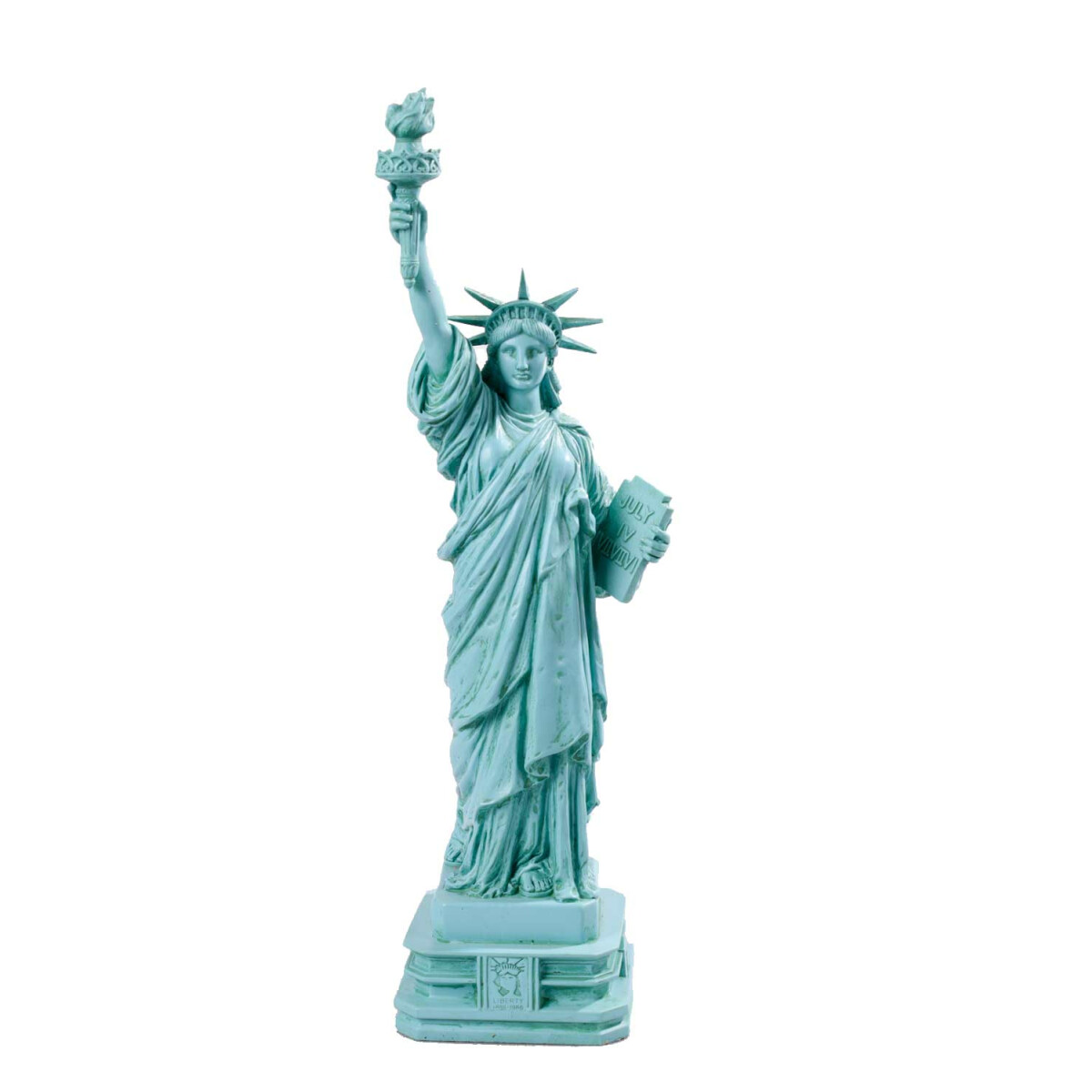 Freiheitsstatue Statue of Liberty 32 cm grün