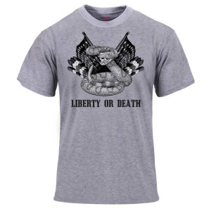 Herren T-Shirt von Rothco Liberty or Death S