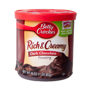 Betty Crocker Rich & Creamy Dark Chocolate Frosting,...