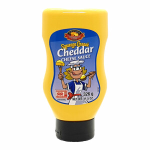 Cheddar Squeeze Cheese, K&auml;se Sauce, Dip