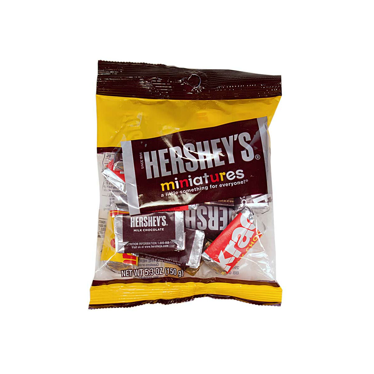 Hersheys Miniatures, Schokolade, Schokoriegel, 150g