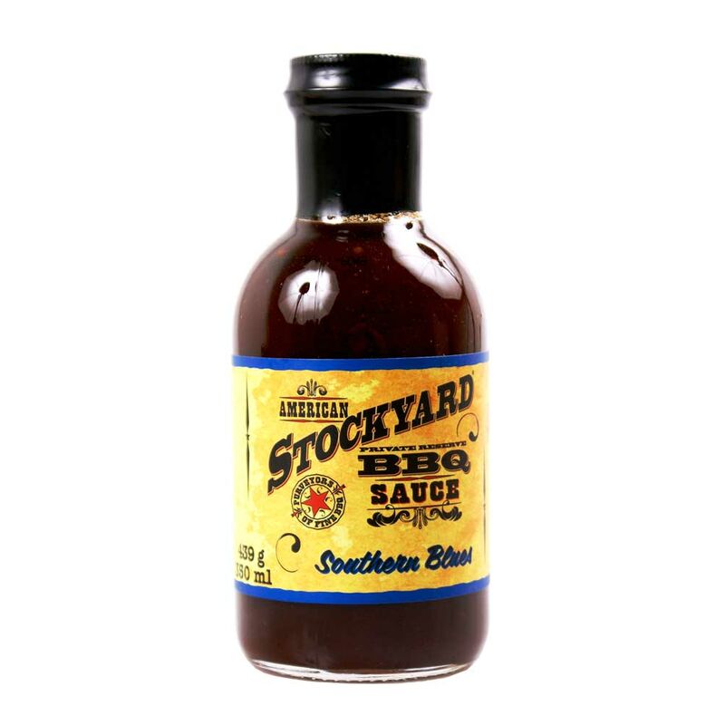 American Stockyard &amp;quot;Southern Blues&amp;quot; Grillsauce, BBQ Sauce 350 ml - Am ...