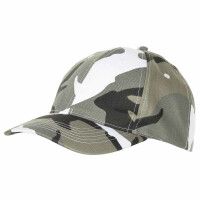 Basecap Kappe Mütze Camouflage Urban mit Schild