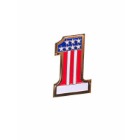 Nr.1 USA Flagge Pin Anstecker American First