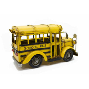 USA / Amerikanischer Oldtimer Schulbus aus Blech Metall...