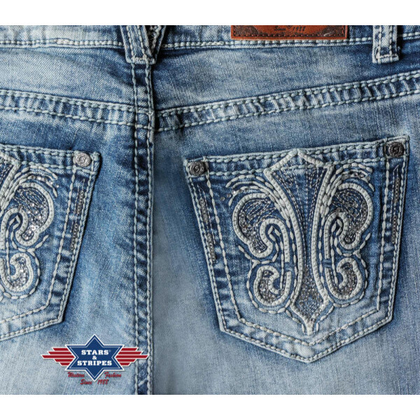 Jeans Hose Bootcut-Jeans "Lexi" - AmericanSuperStore America , 79,50 €