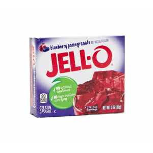 Jell-O Gelatin Dessert Blueberry Pomegranate (MHD...