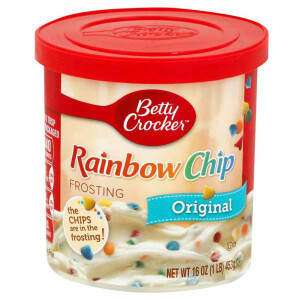 Betty Crocker Rich &amp; Creamy Rainbow Chip Frosting, 453 g