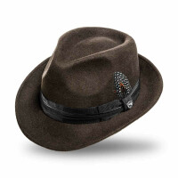 Filzhut Wollhut "EGON-S" mit breitem Hutband der Marke Kastori